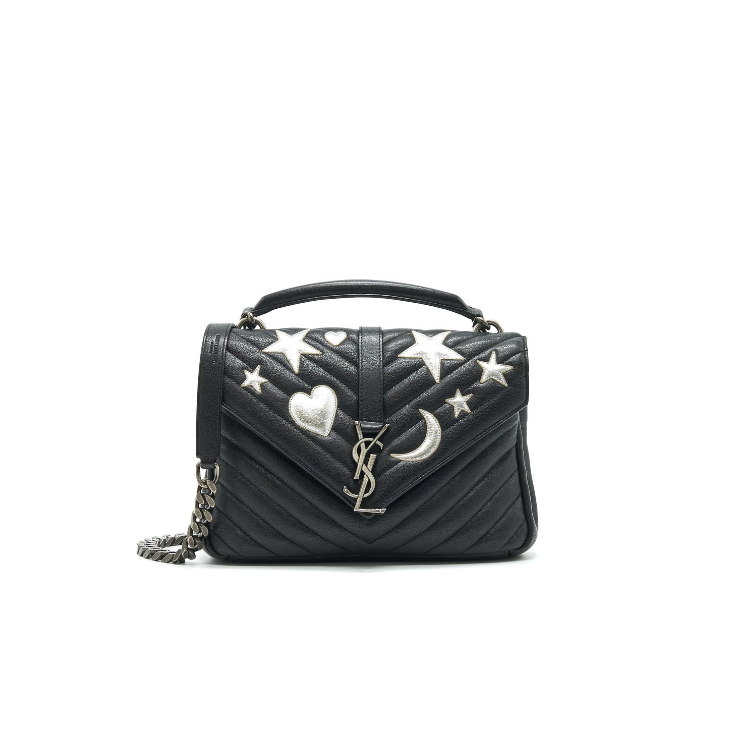 Saint Laurent / Chevron Monogram Purse Limited Edition