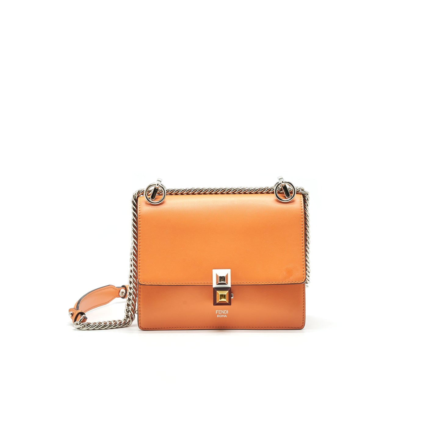 Fendi Kan I Small Mini Purse Orange