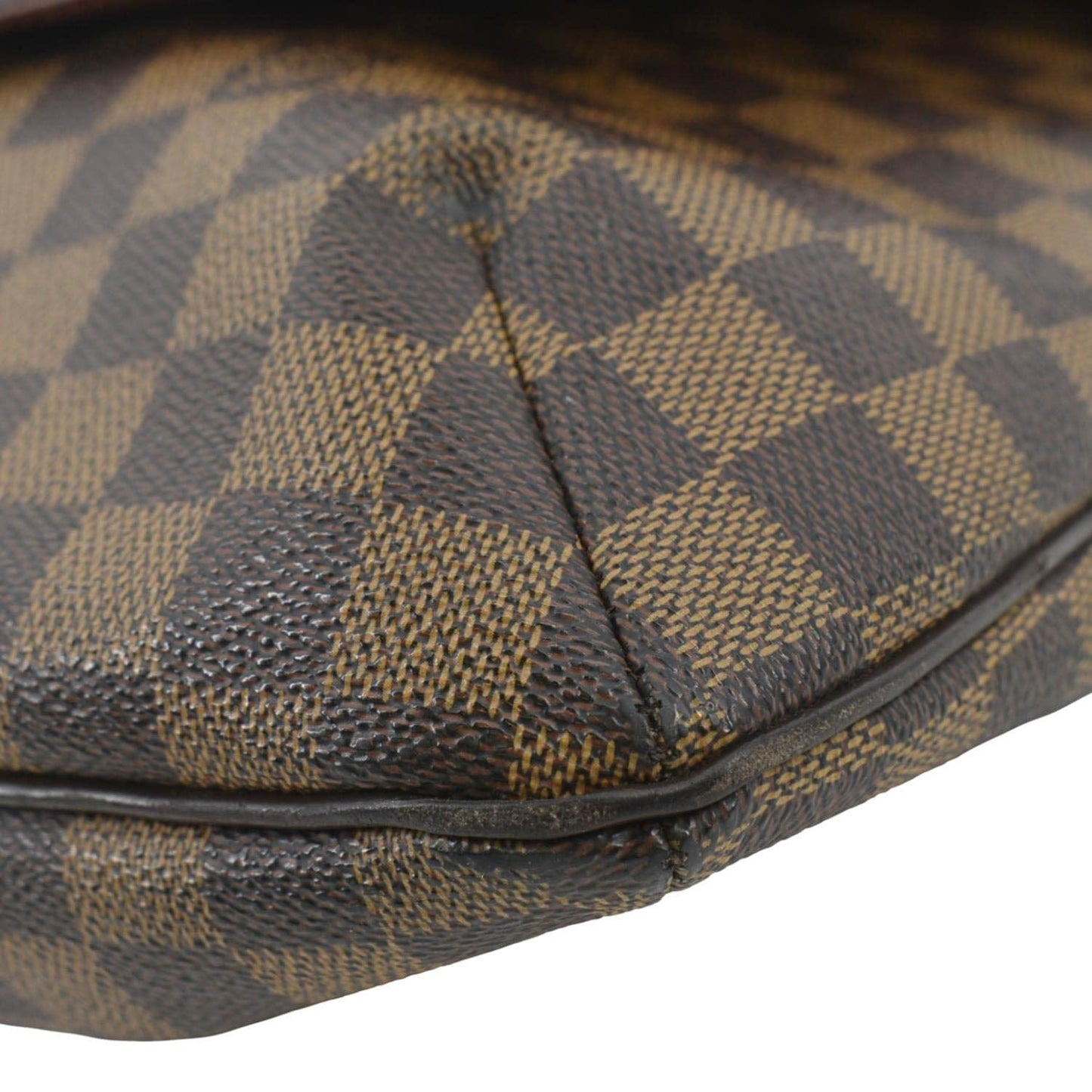 LOUIS VUITTON M tte Salsa GM Damier Ebene Crossbody Bag Brown