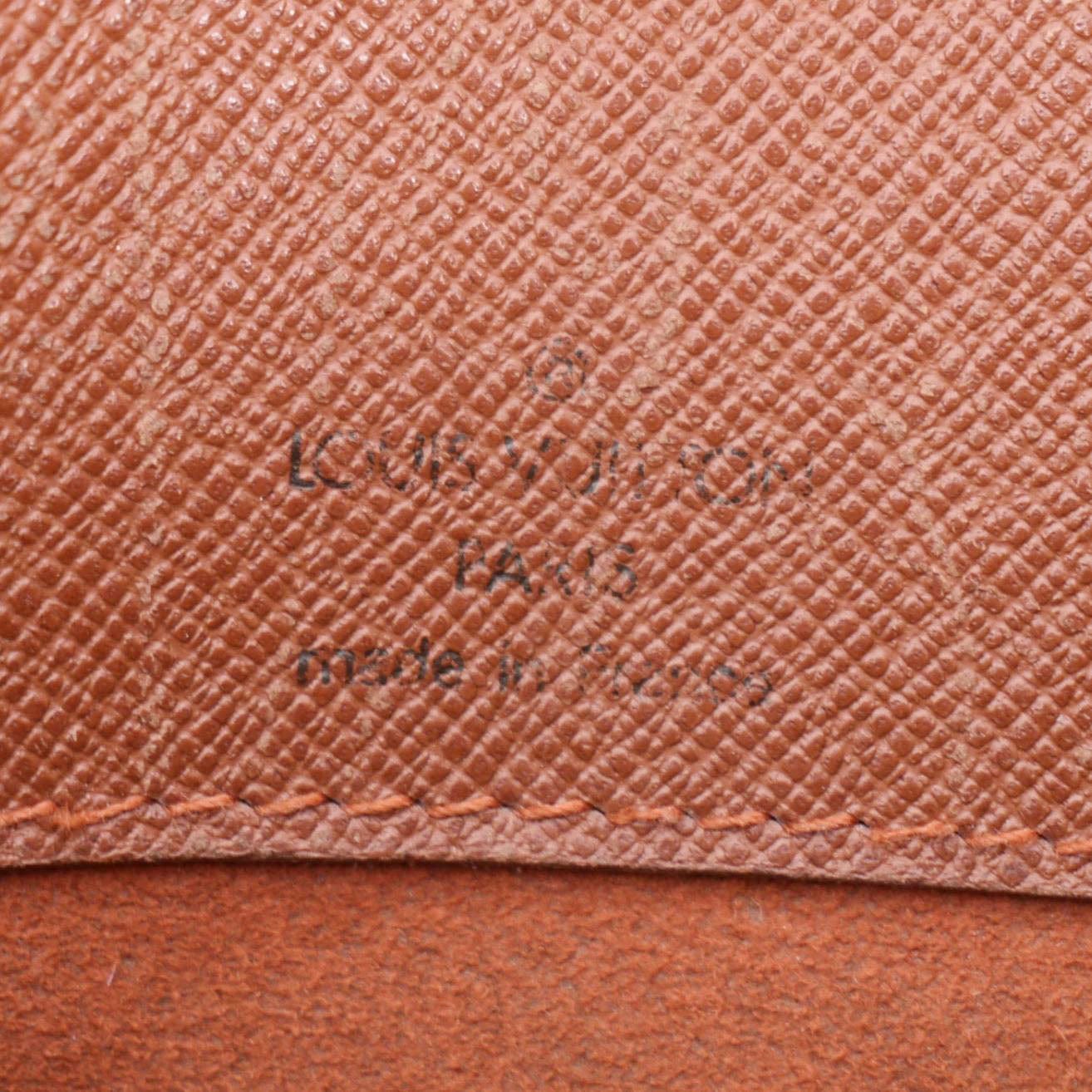 LOUIS VUITTON M tte Salsa GM Damier Ebene Crossbody Bag Brown
