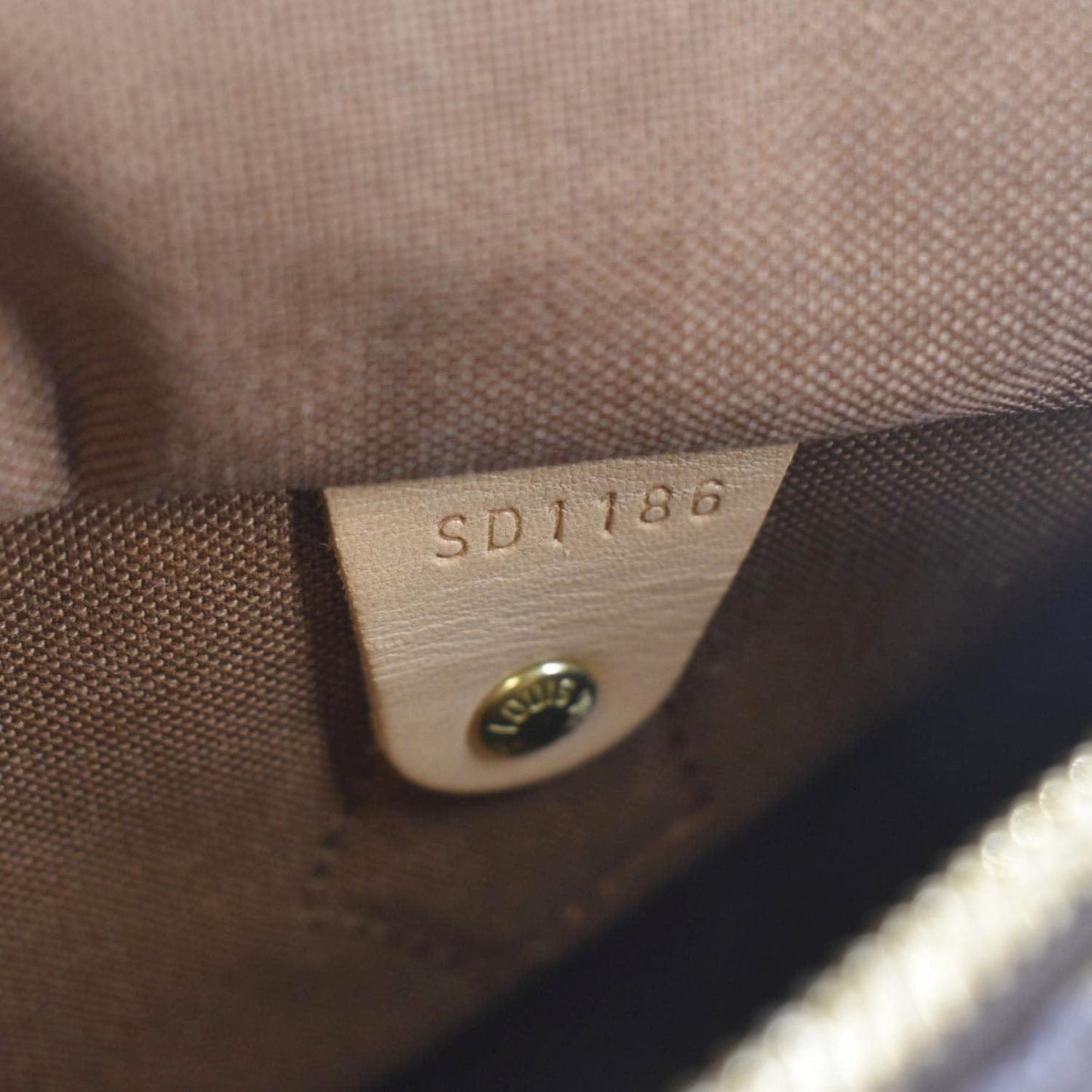 LOUIS VUITTON  25 Bandouliere Monogram Canvas Shoulder Bag Brown