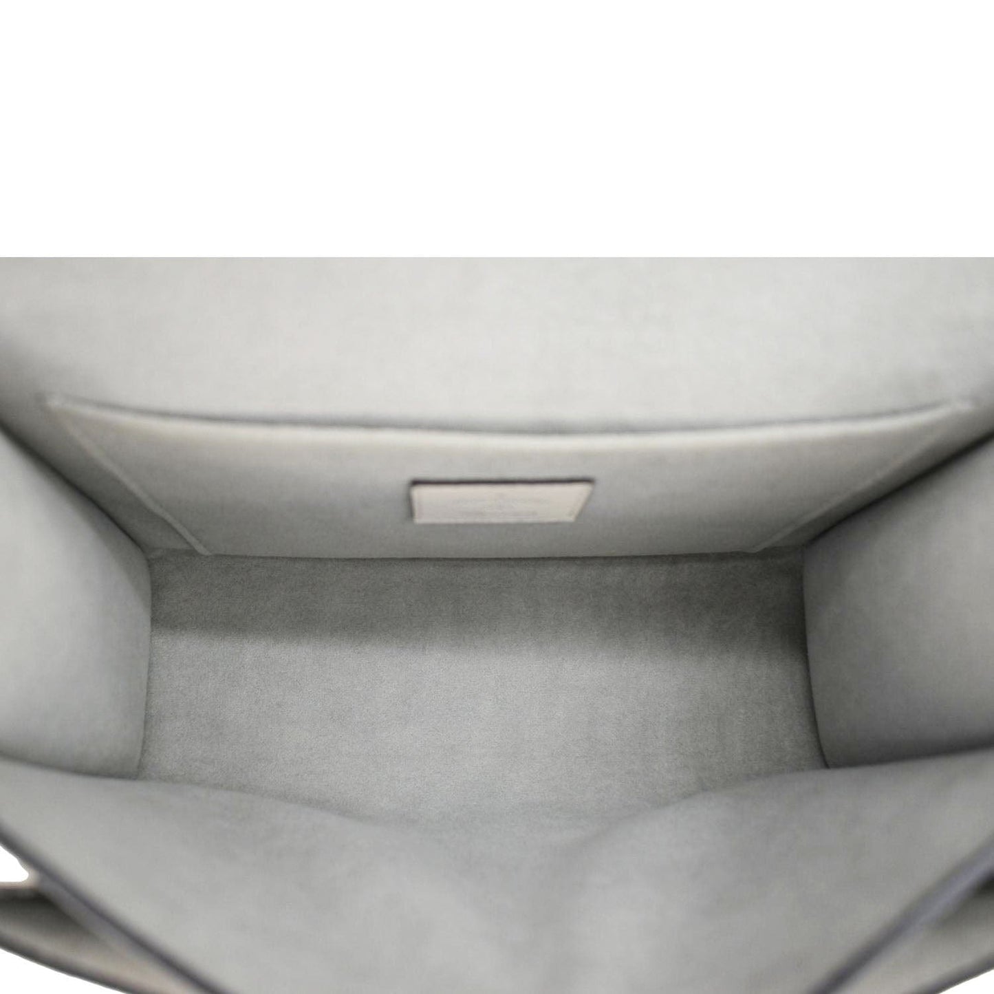 LOUIS VUITTON Mylockme Studded Leather Chain Shoulder Bag White