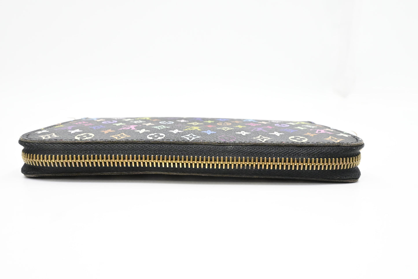 Louis Vuitton Long Zippy Wallet in Black Multicolor Monogram