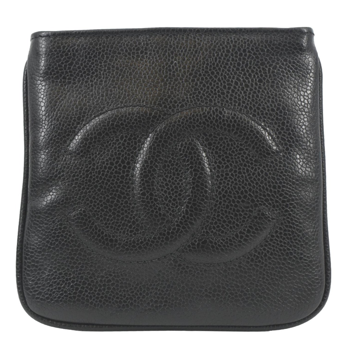 CHANEL  Timeless Caviar Leather Belt Bag Black