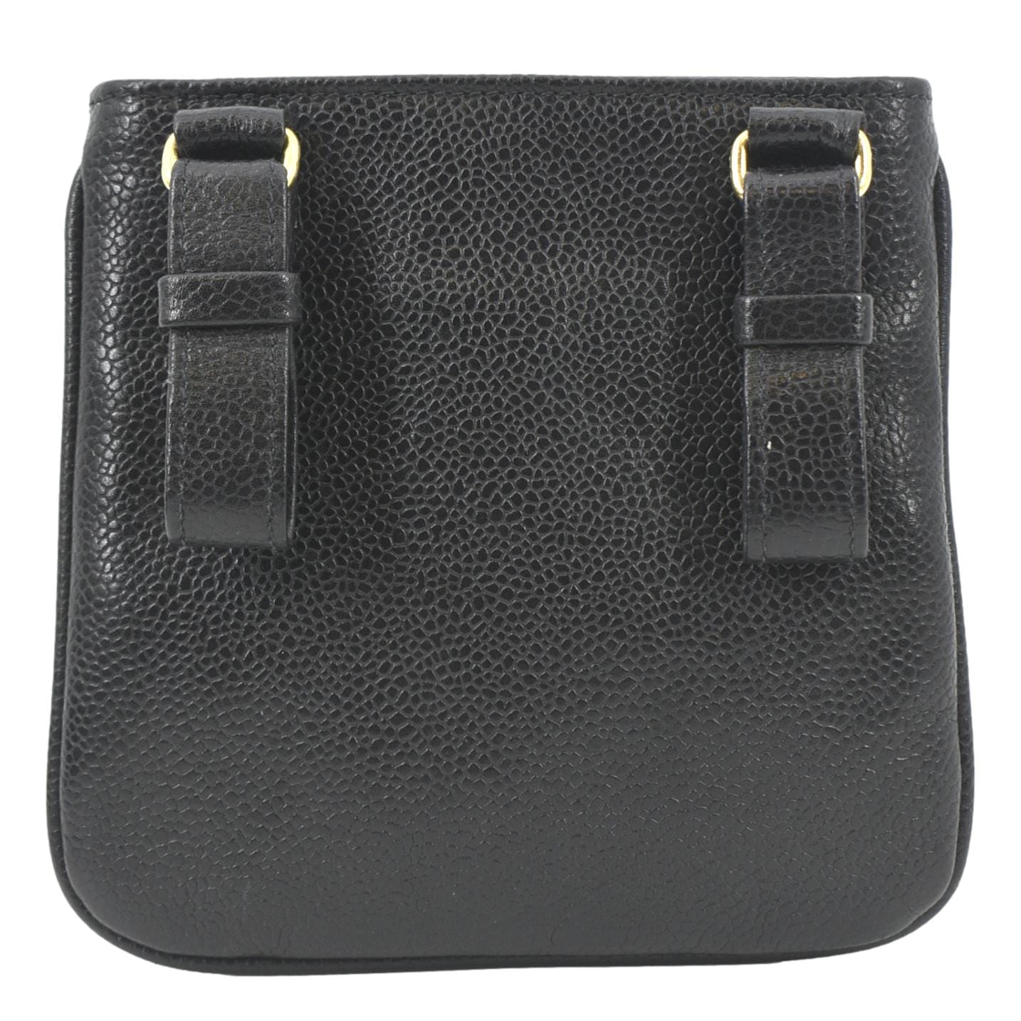 CHANEL  Timeless Caviar Leather Belt Bag Black