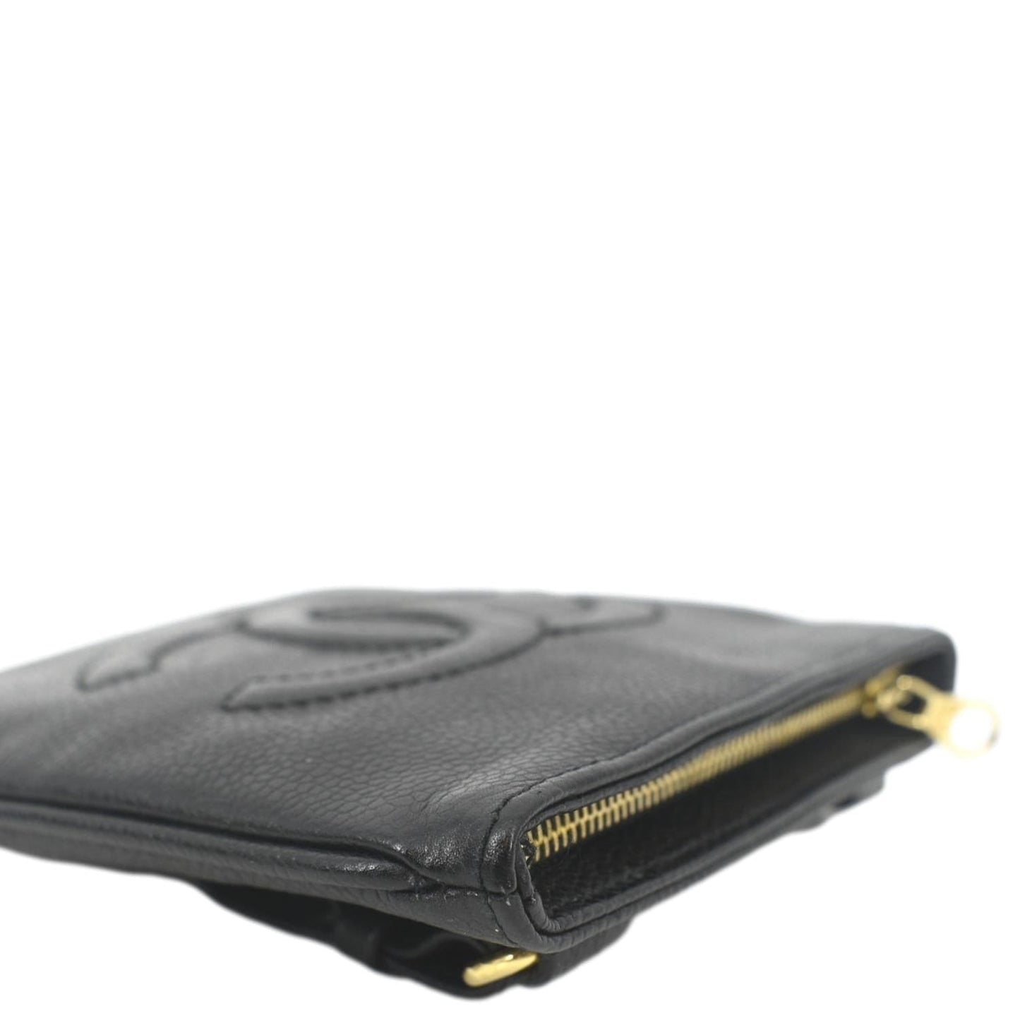 CHANEL  Timeless Caviar Leather Belt Bag Black