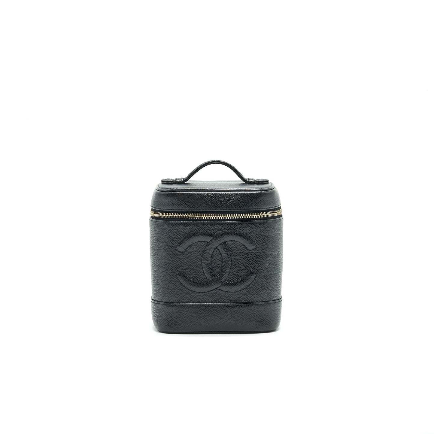 Chanel Vanity Case Caviar Black GHW Handbag