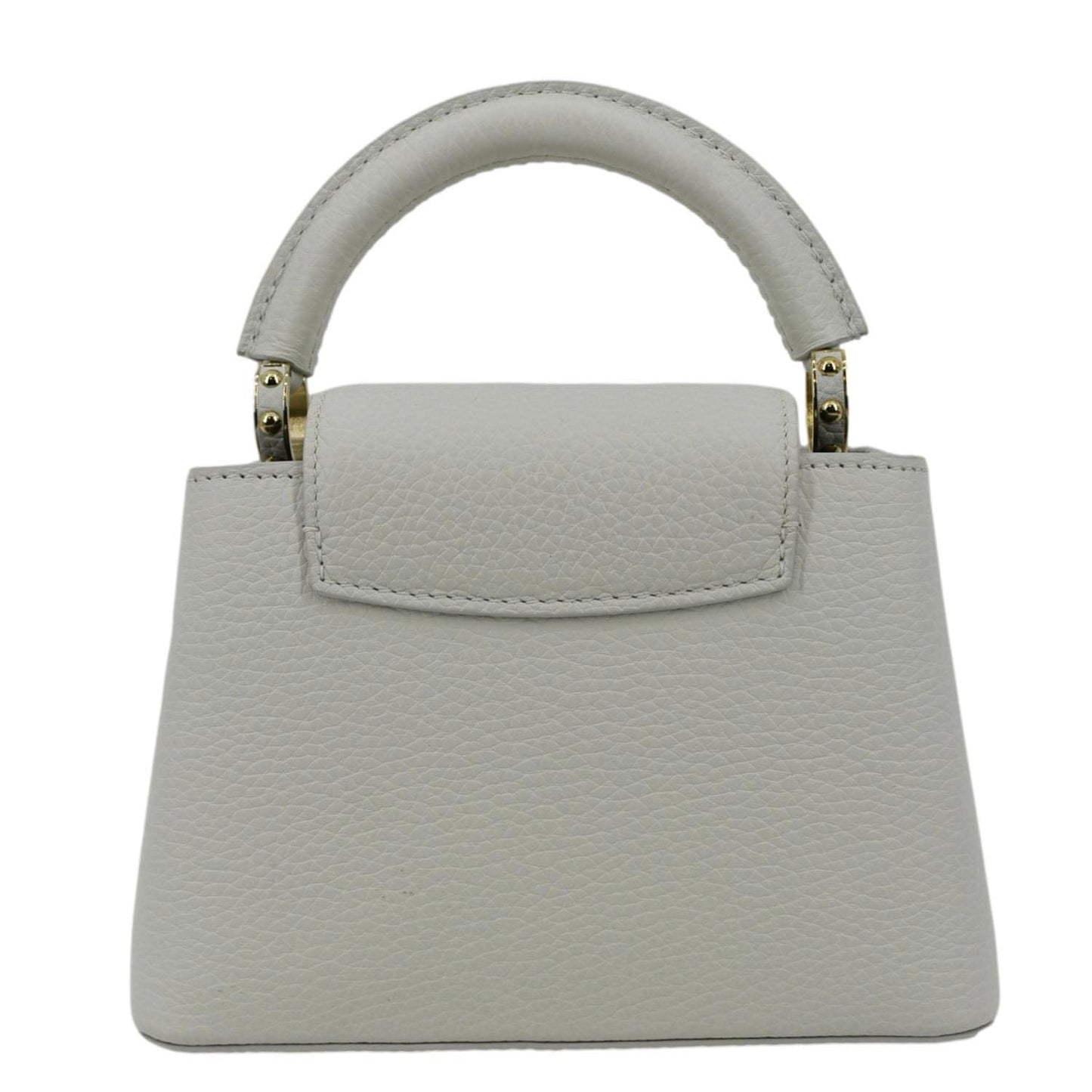 LOUIS VUITTON  Capucine Mini Taurillon Leather Crossbody Bag Snow