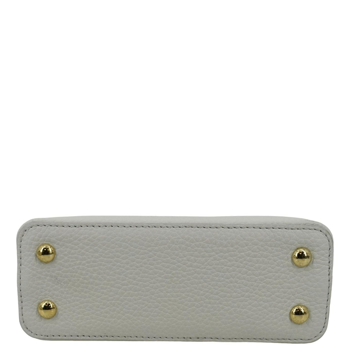 LOUIS VUITTON  Capucine Mini Taurillon Leather Crossbody Bag Snow