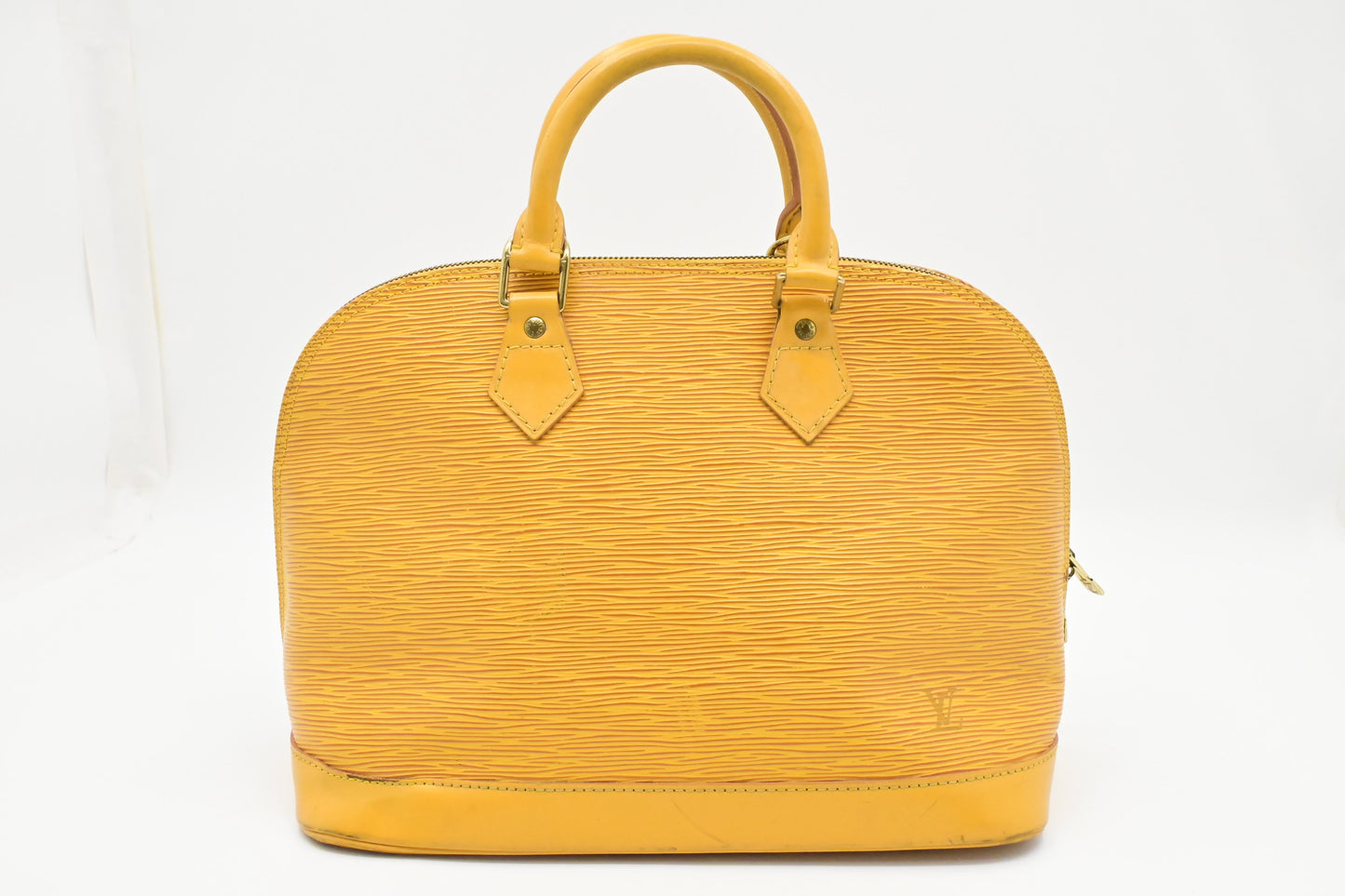 Louis Vuitton Alma PM in Yellow Epi Leather