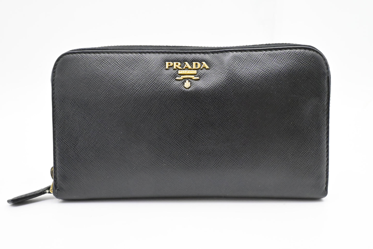 Prada Wallet in Black Saffiano Leather