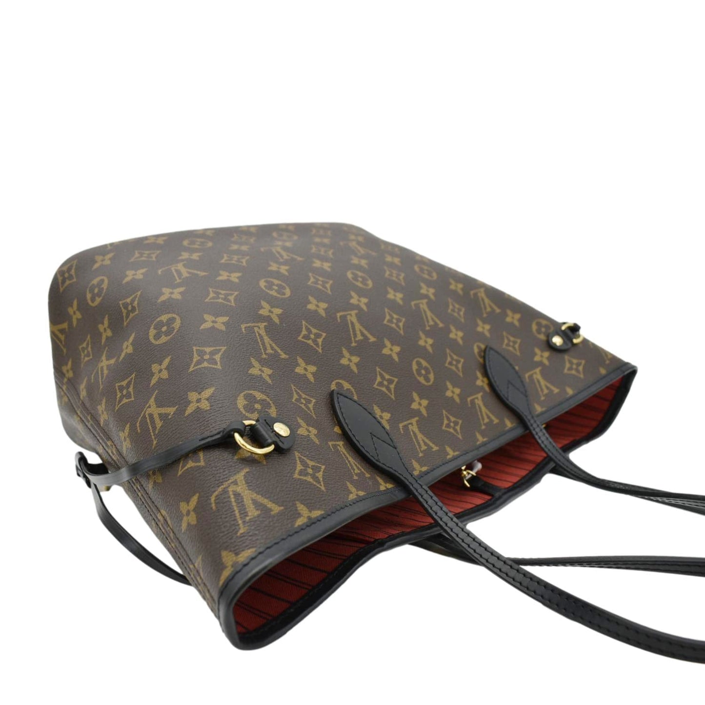 LOUIS VUITTON Neverfull My LV World Tour Monogram Canvas Tote Bag Brown