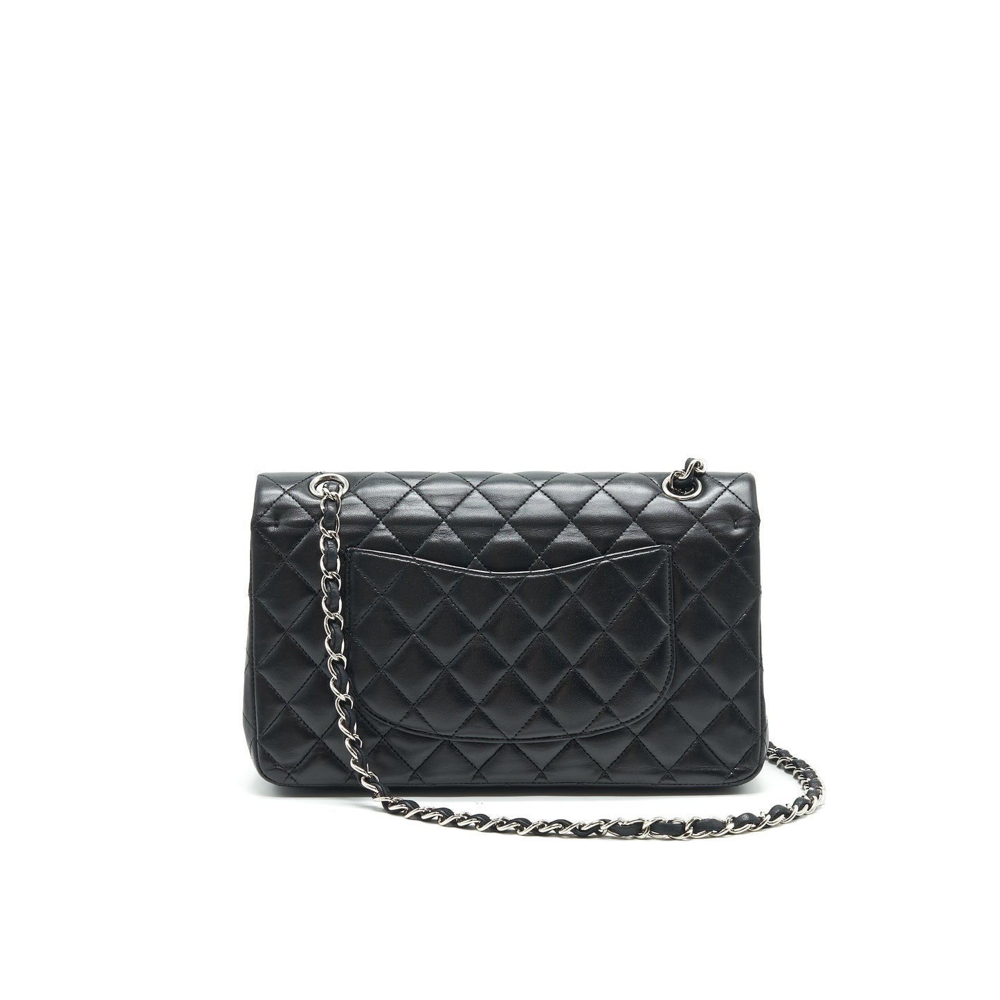 Chanel Classic Double flap Lambskin Black SHW serial 13 Shoulder Bag