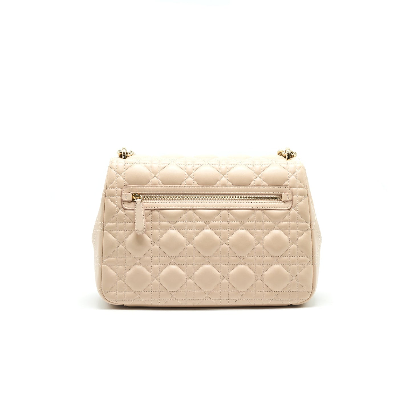 Dior Miss Dior Medium Flap Purse Light Pink with