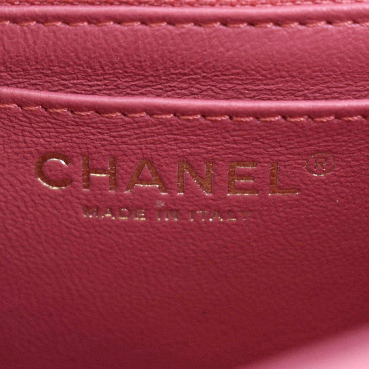 CHANEL Timeless Classic Square Flap Chevron Calfskin Leather Crossbody Bag Pink