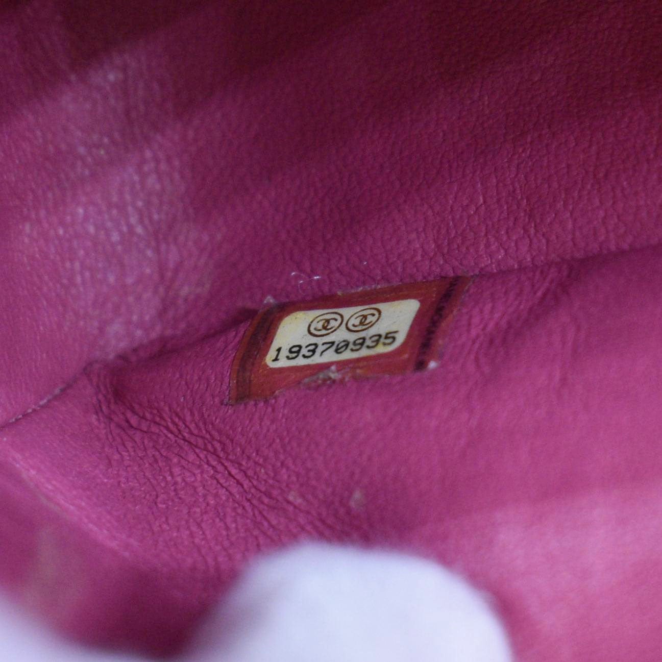 CHANEL Classic Double Flap Patent Leather Shoulder Bag Rose Pink