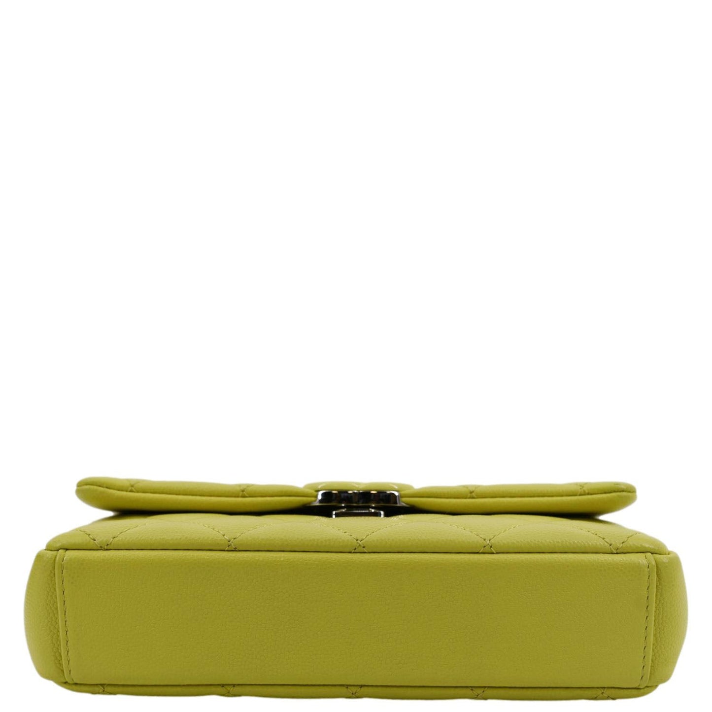 CHANEL My Everything Small Caviar Quilted Leather Flap Shoulder Bag Yellow