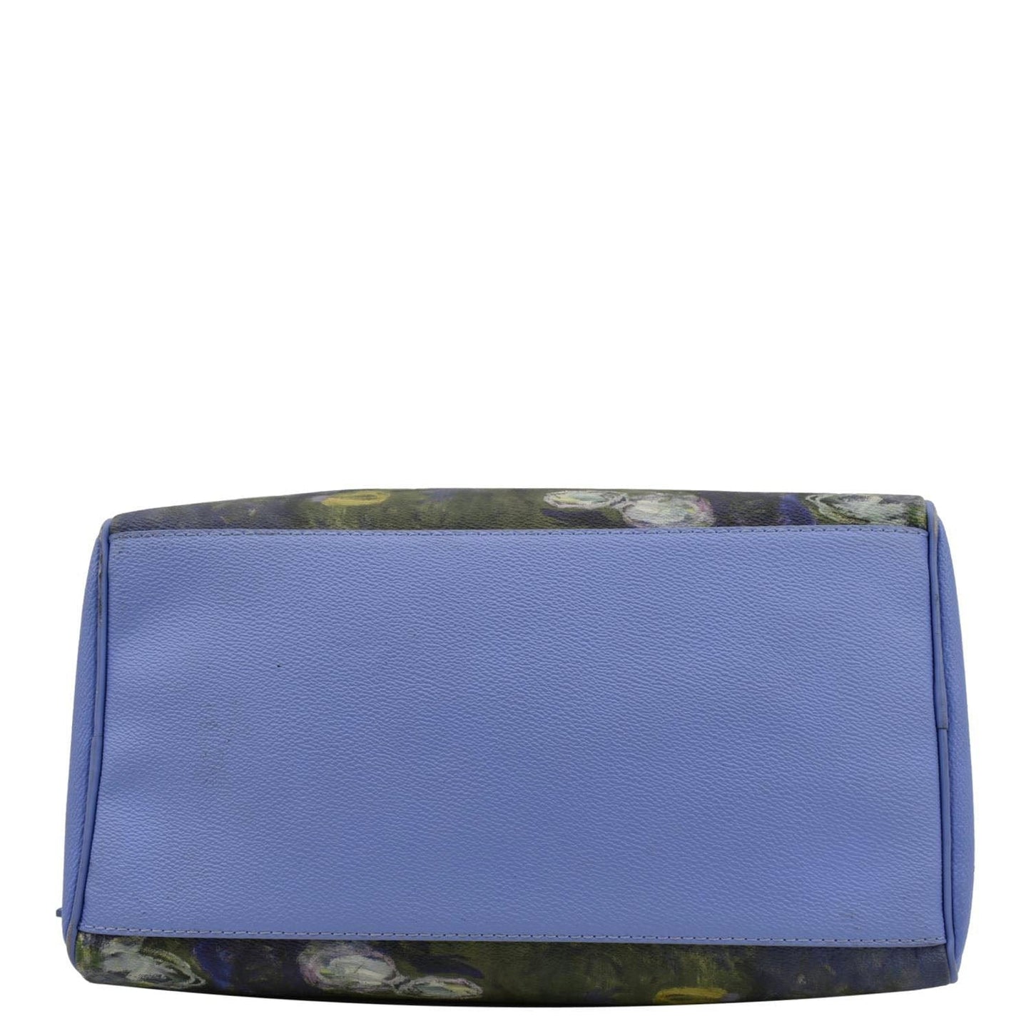 LOUIS VUITTON Masters Monet  30 Coated Canvas Satchel Bag Blue