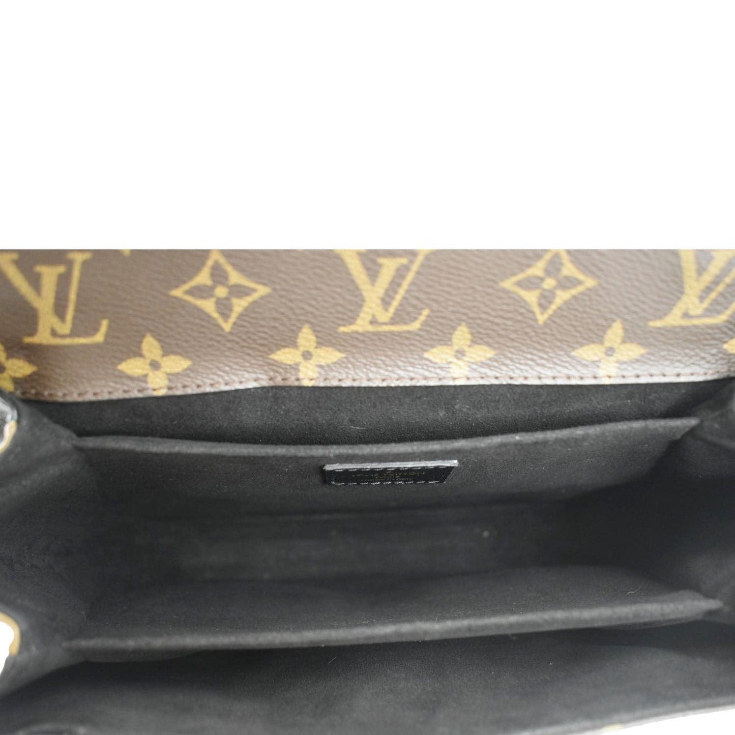 LOUIS VUITTON Metis Pochette Brogue Reverse Monogram Shoulder Bag Black