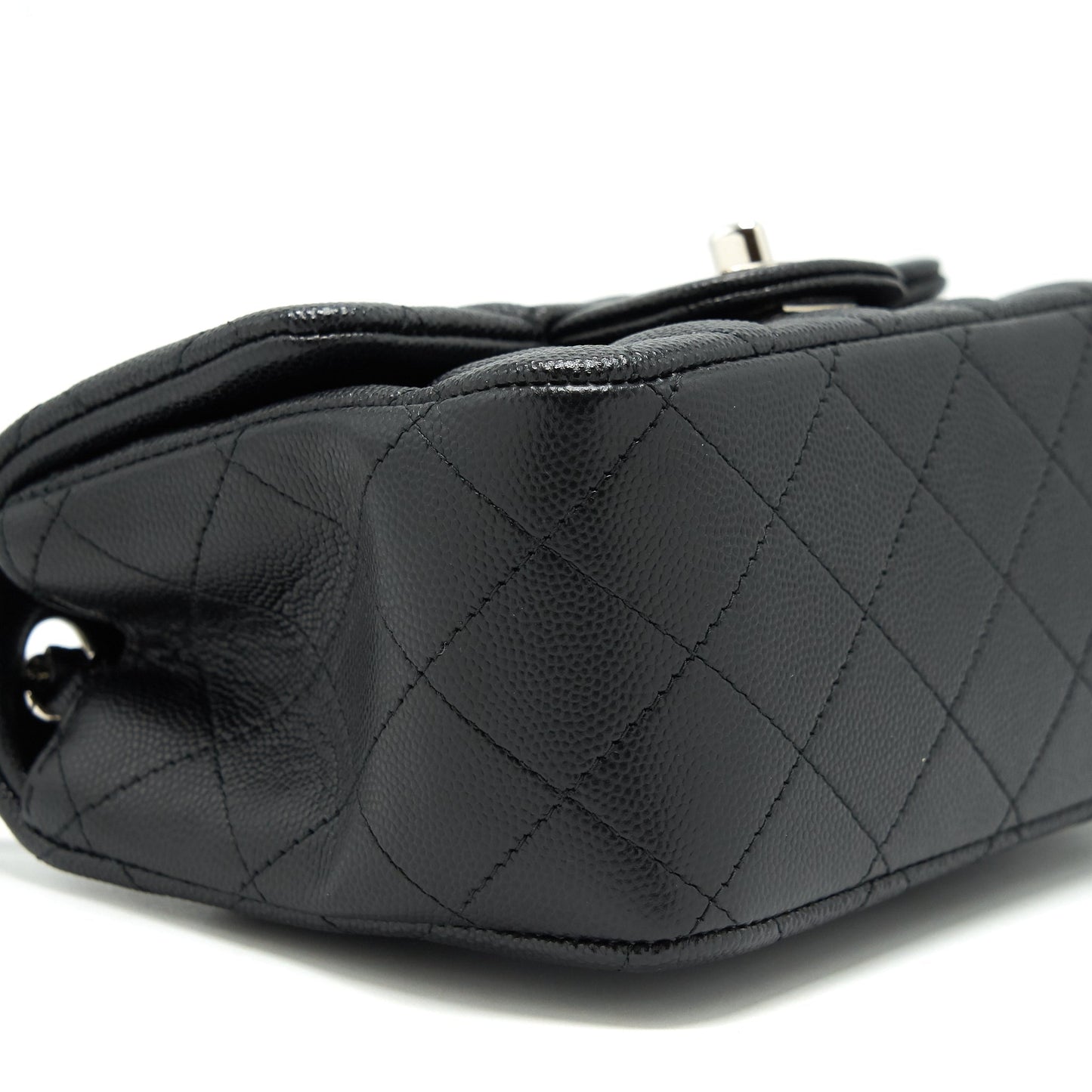 Chanel Mini square flap bag Caviar black