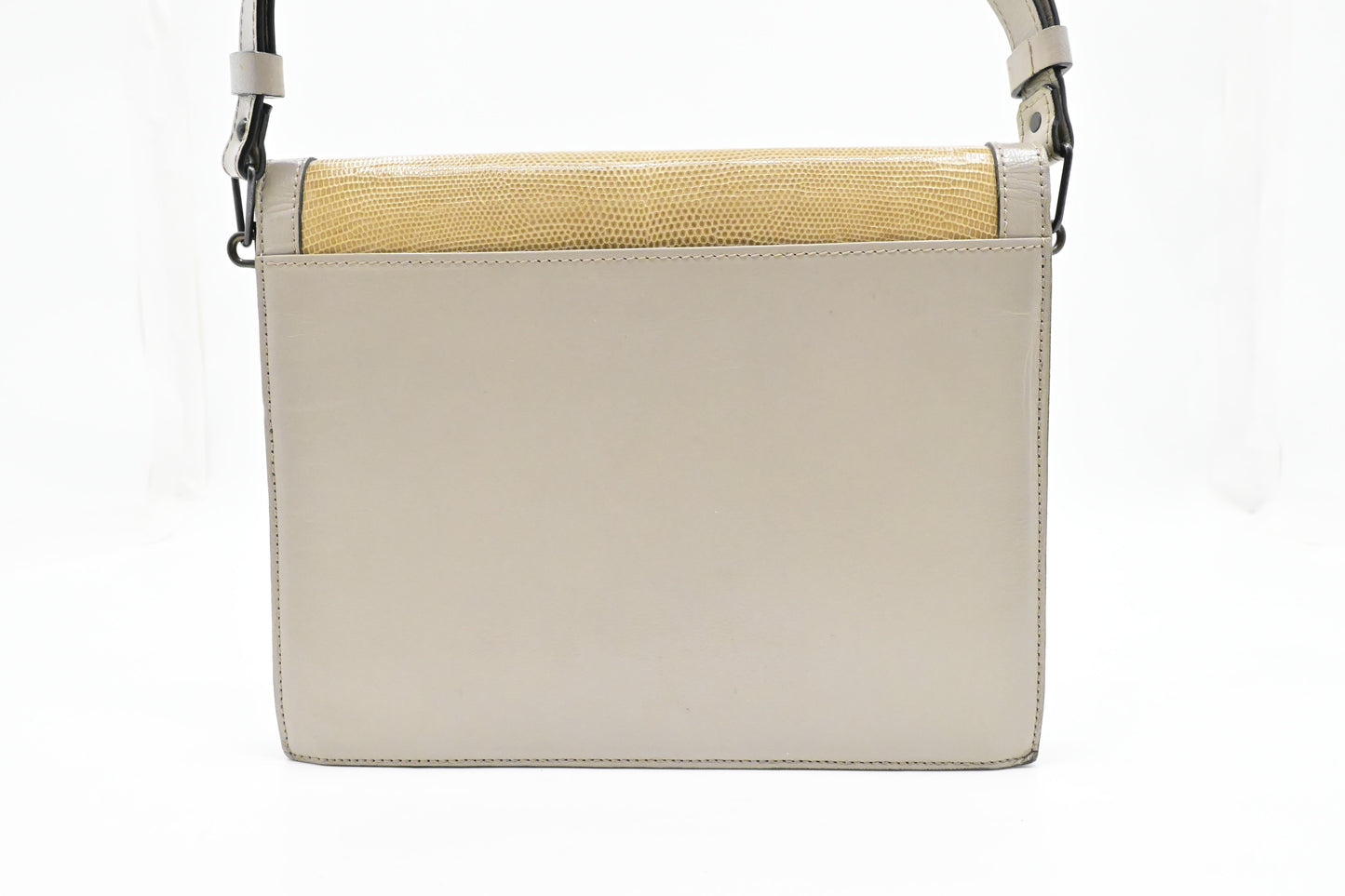 YSL Saint Laurent Shoulder Bag in Faux Snake Skin