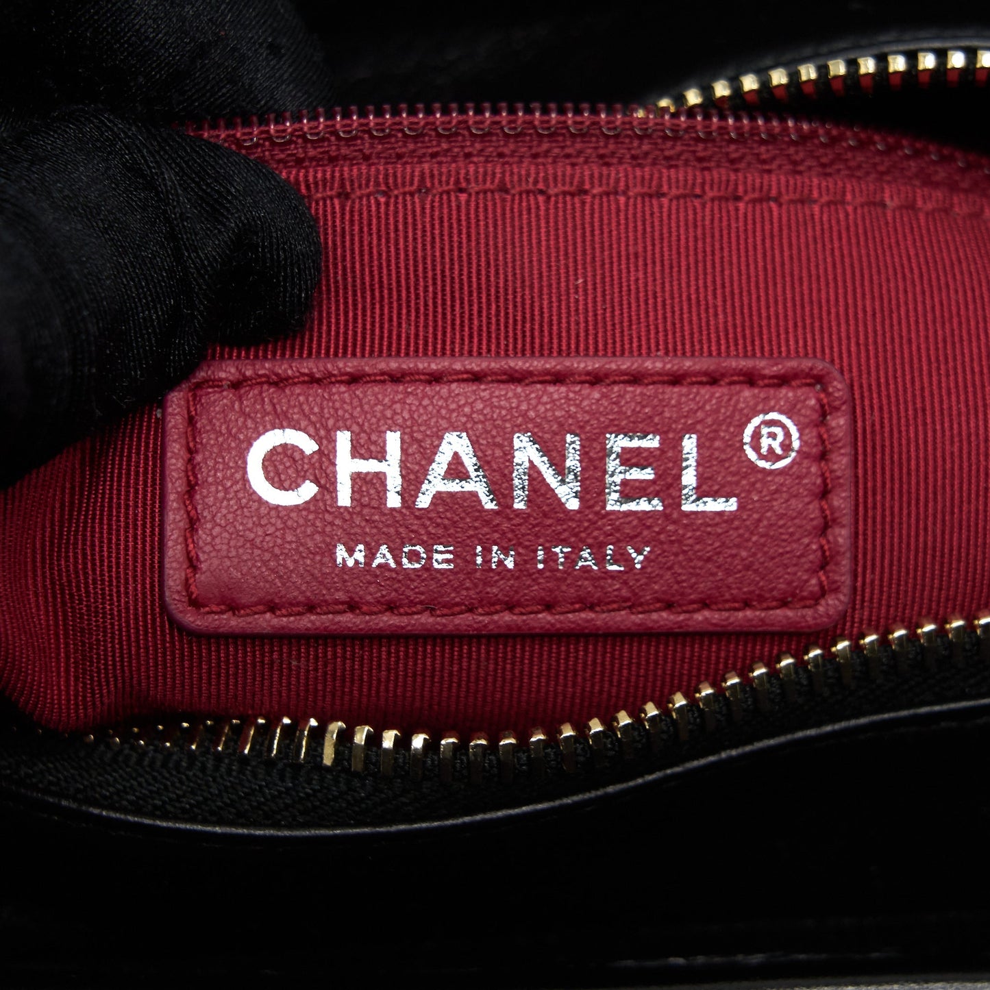 Chanel Small Hobo Gabrielle Calfskin Black