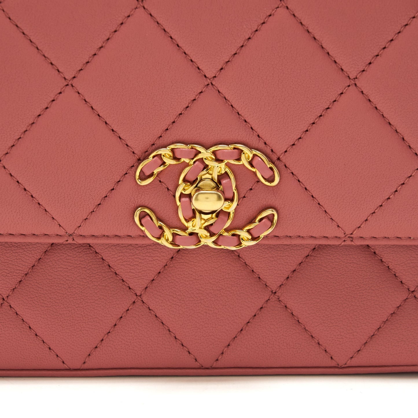 Chanel Top Handle Metis Bag lambskin Pink brushed