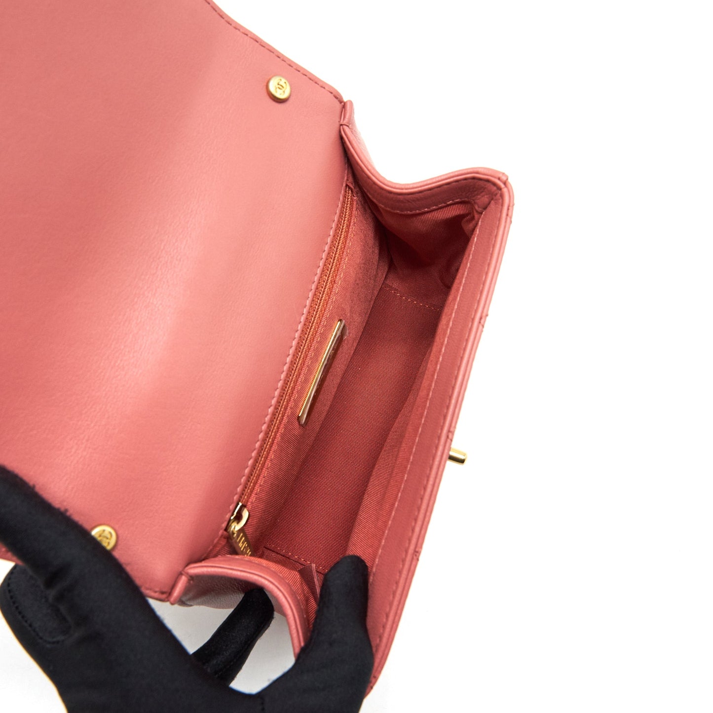 Chanel Top Handle Metis Bag lambskin Pink brushed