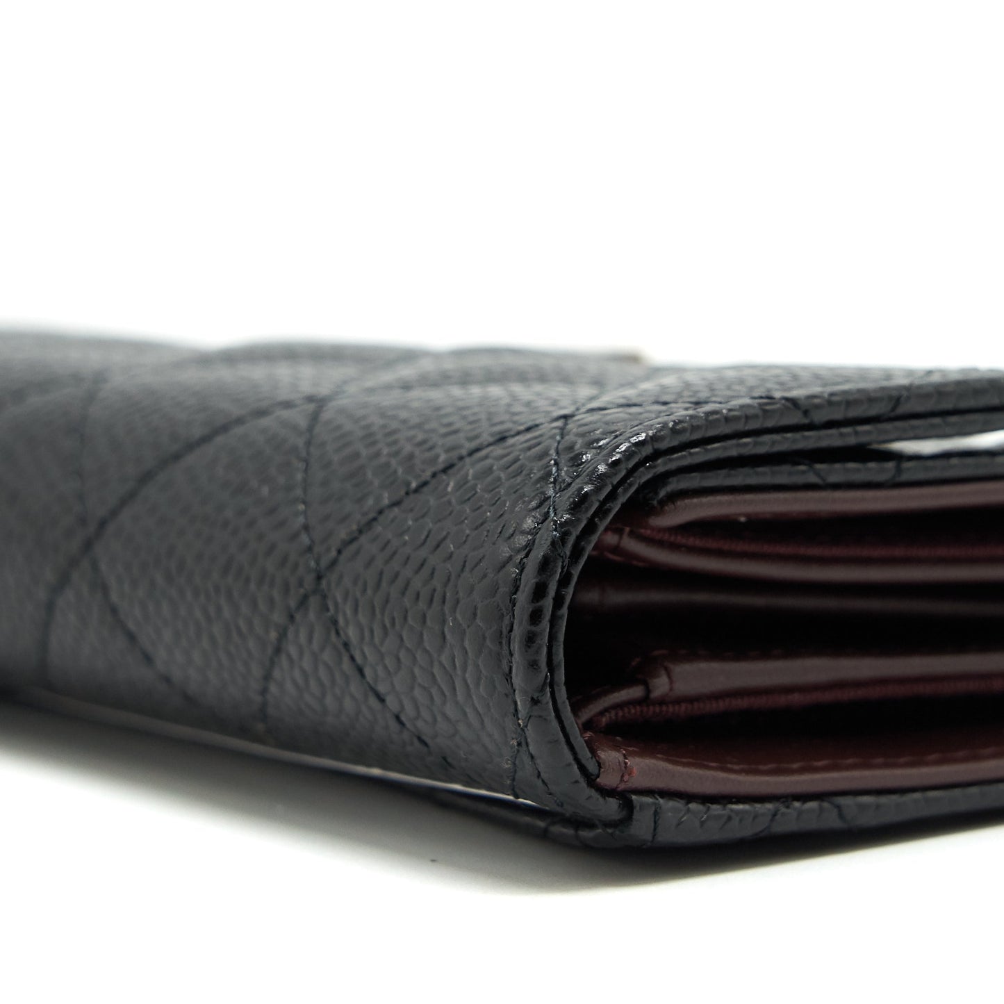 Chanel Classic flap Wallet Caviar Black
