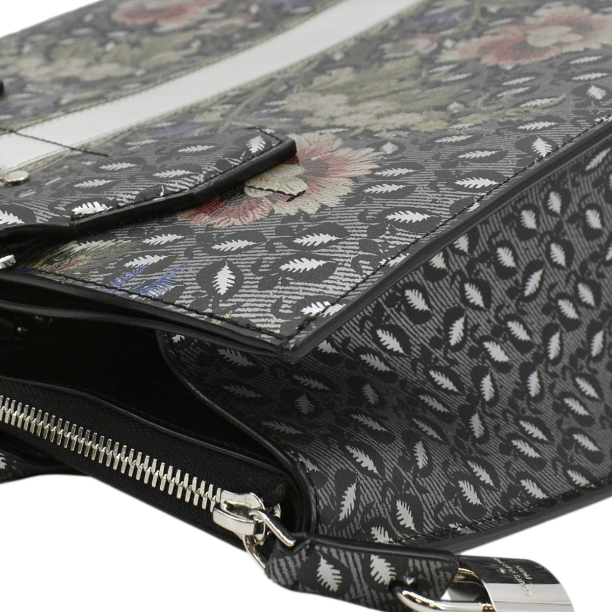LOUIS VUITTON City Steamer Floral Print Canvas Tote Bag Grey/Silver
