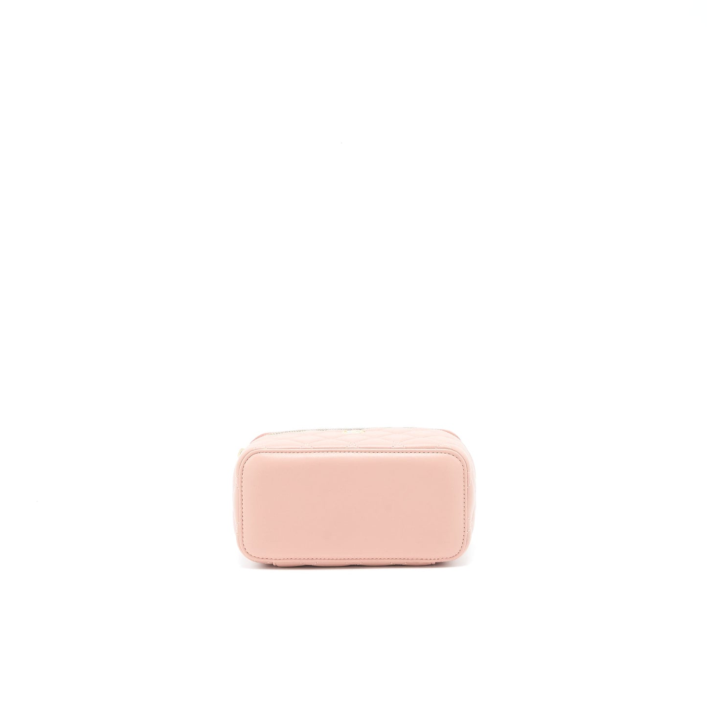 Chanel 21B Pearl Crush Long Vanity with Chain dark Pink