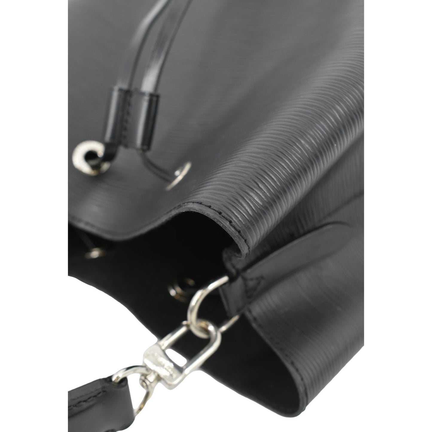 LOUIS VUITTON NeoNoe Epi Leather Shoulder Bag Black