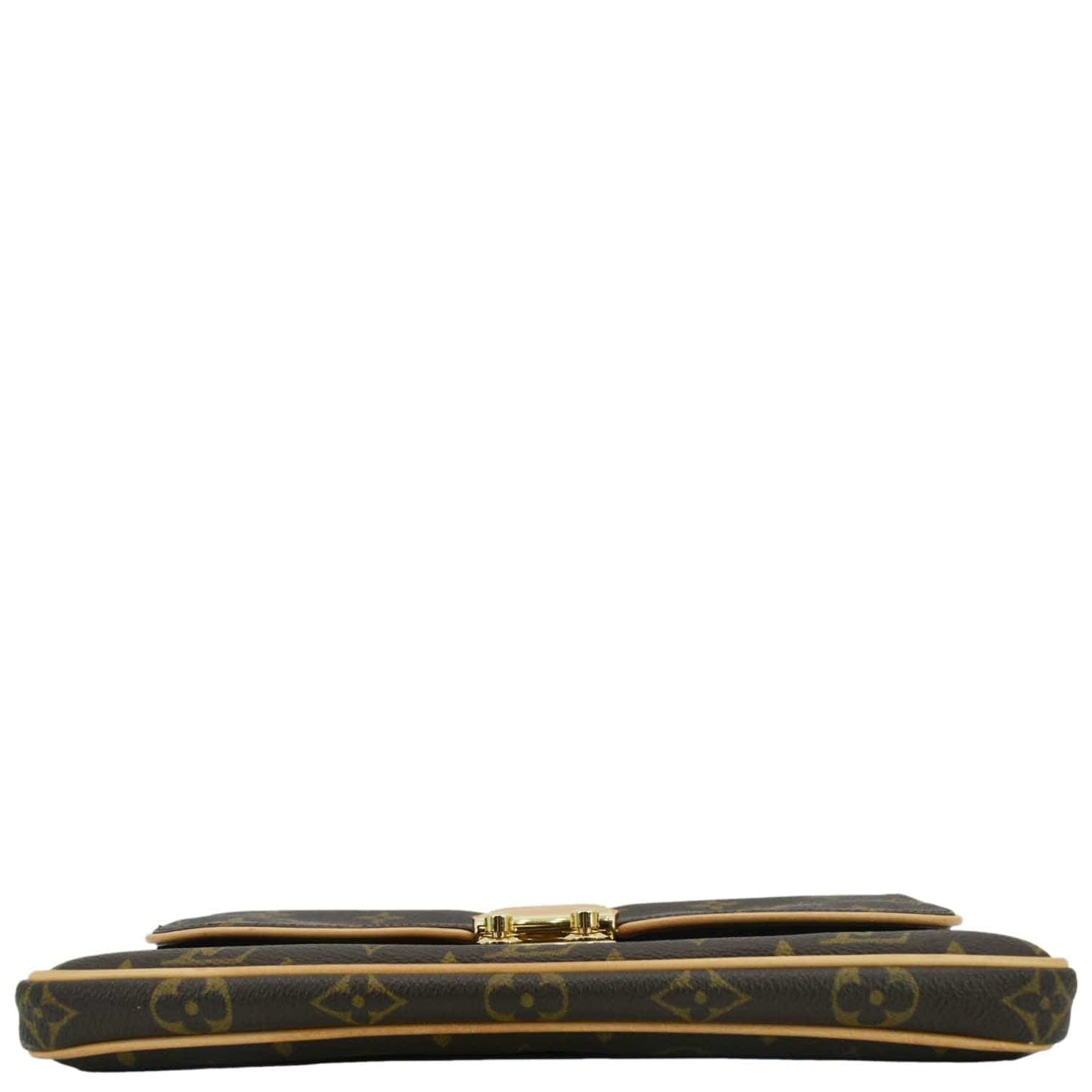 LOUIS VUITTON Sofia Coppola Monogram Canvas Clutch Brown