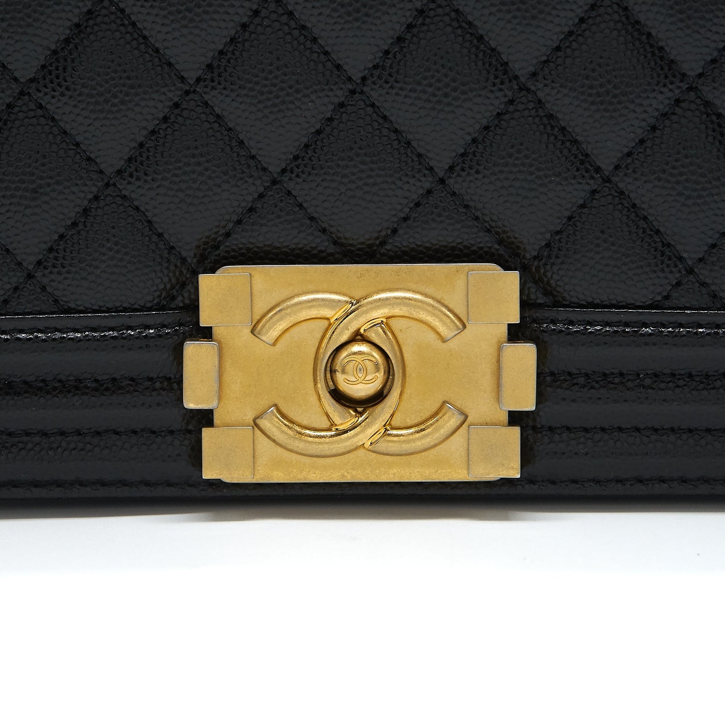Chanel Medium leboy black Caviar
