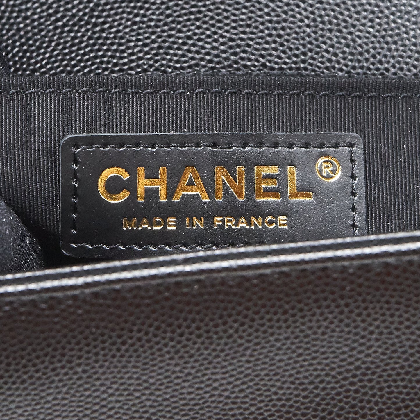 Chanel Medium leboy black Caviar