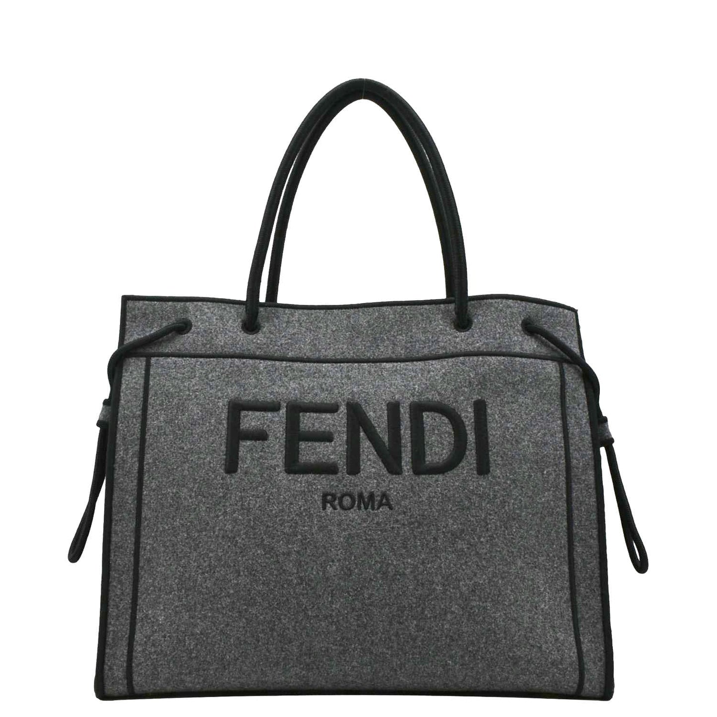 Fendi Sunshine Leather Red Tote Bag Style 23