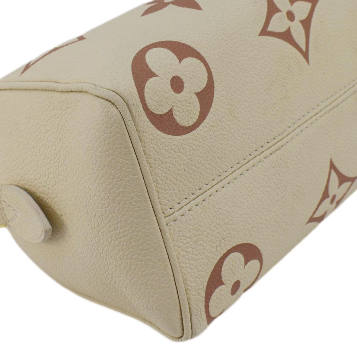 LOUIS VUITTON  20 Bandouliere Giant Monogram Empreinte Leather Shoulder Bag Cream