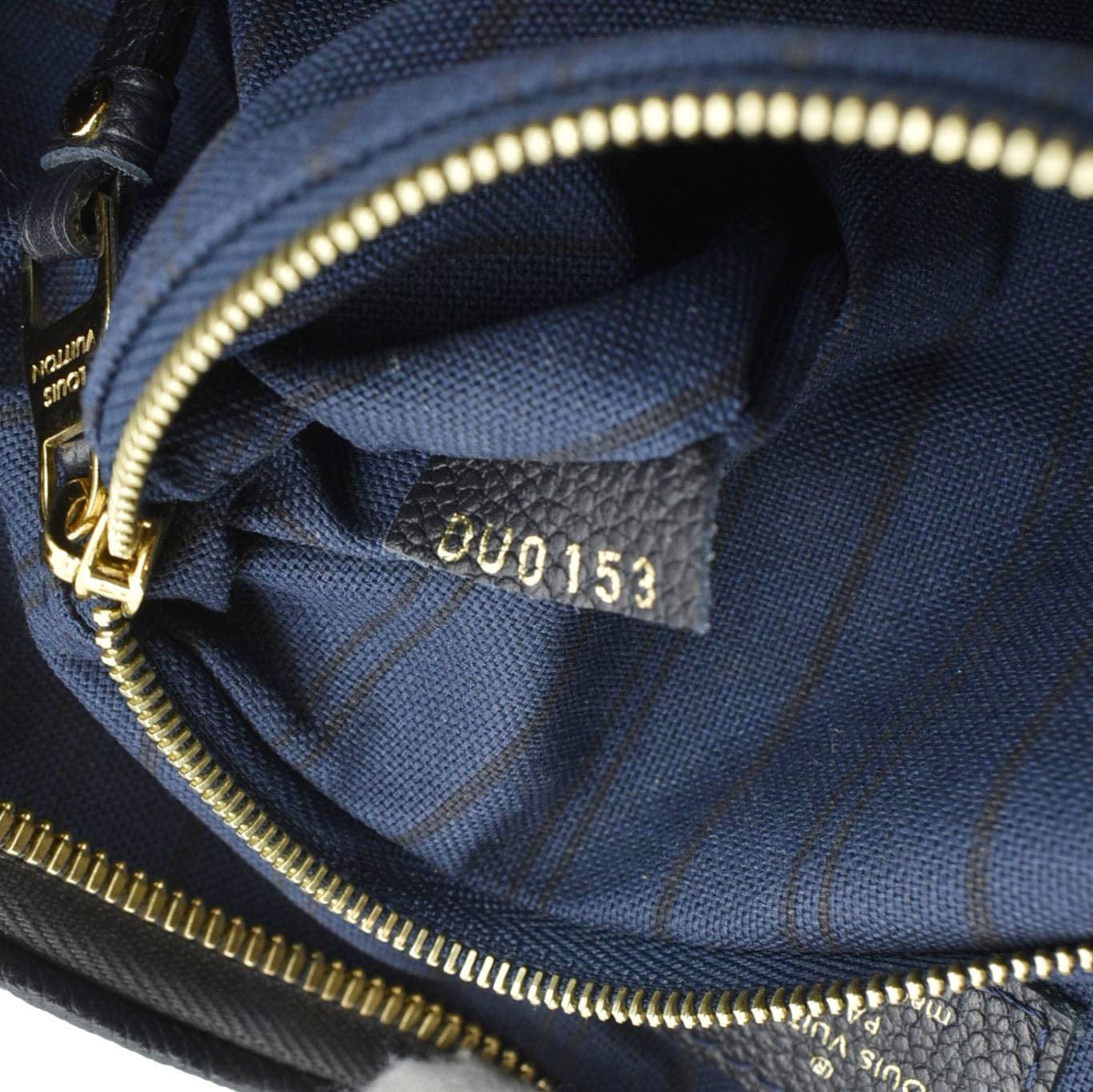 LOUIS VUITTON  Bandouliere 25 Empreinte Leather Shoulder Bag Black