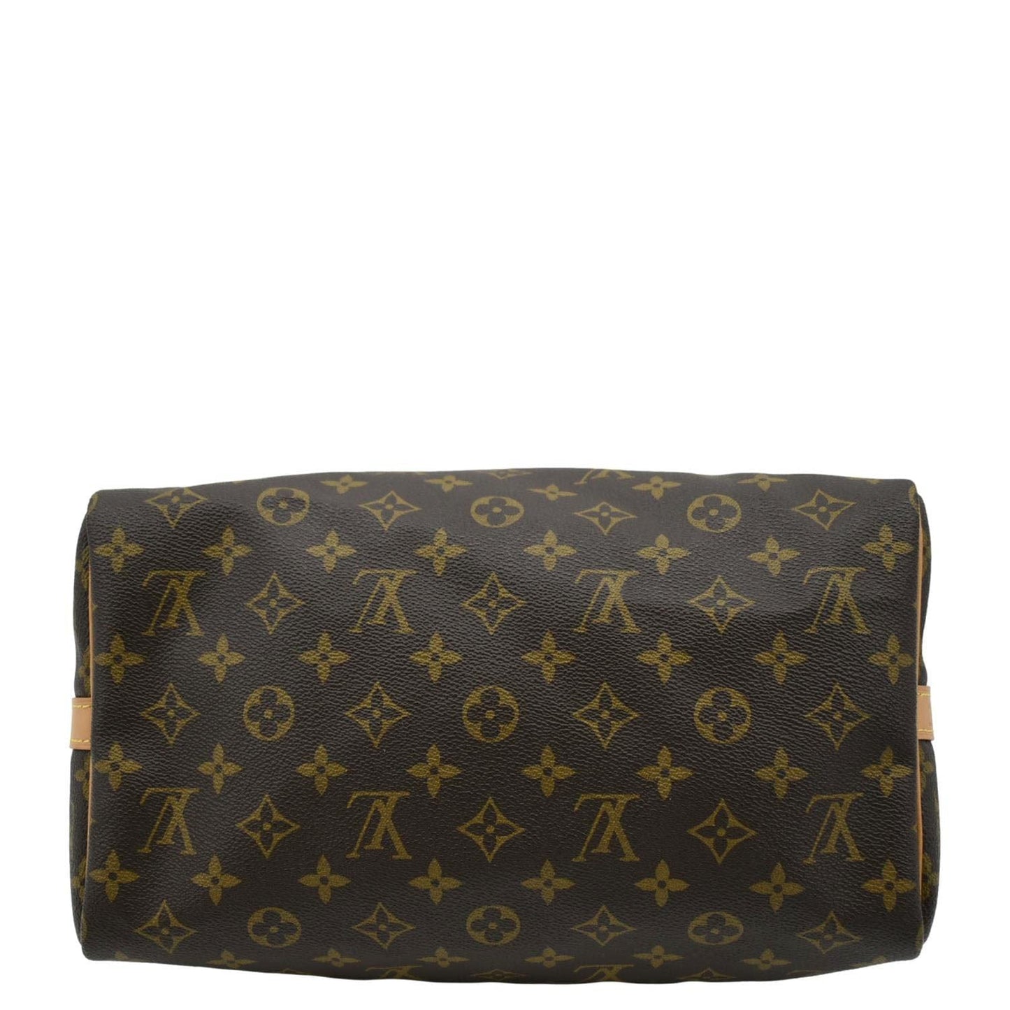 LOUIS VUITTON   30 Monogram Canvas Satchel Bag Brown