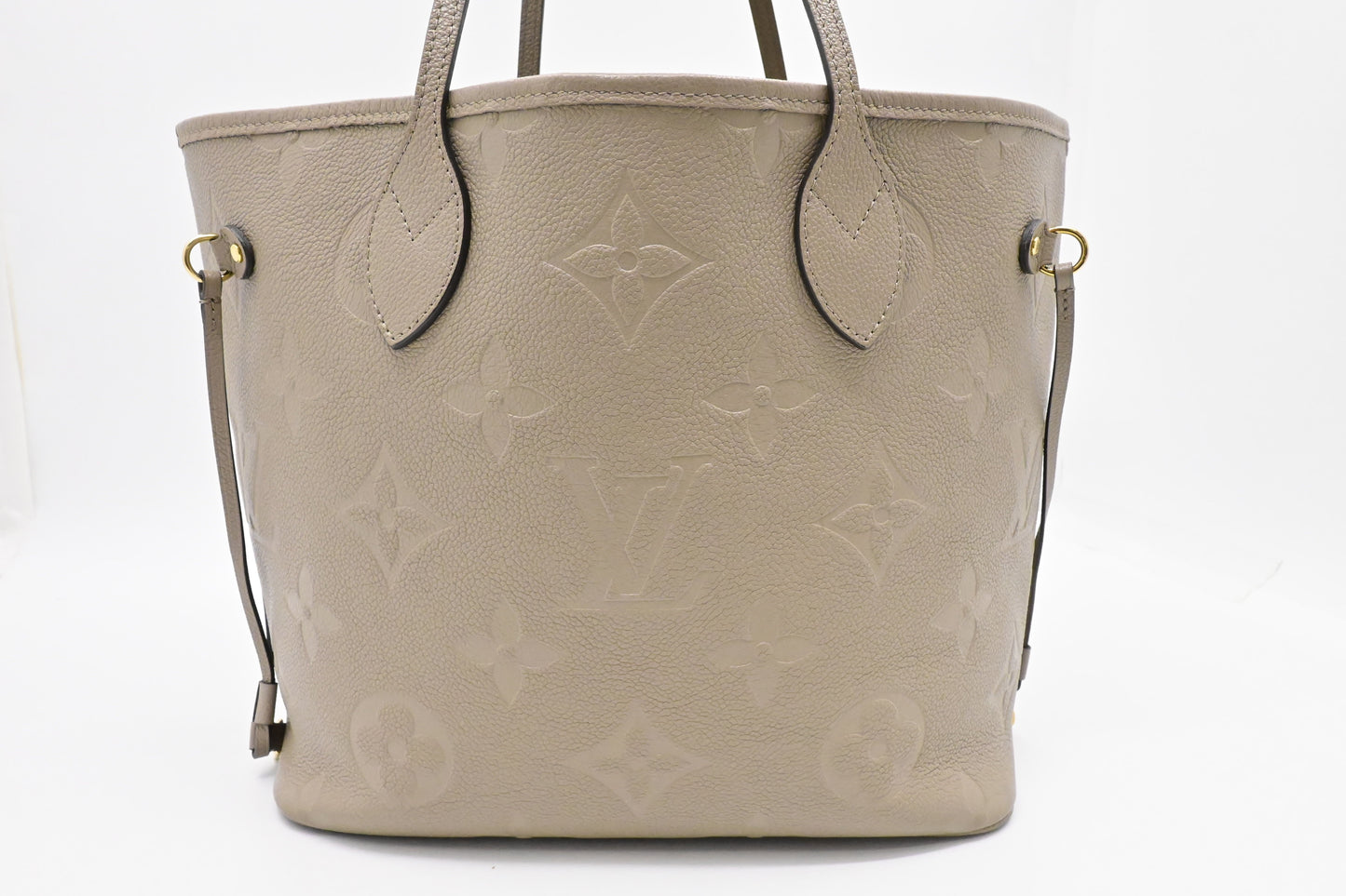 Louis Vuitton Neverfull MM in Turtledove Empreinte Leather