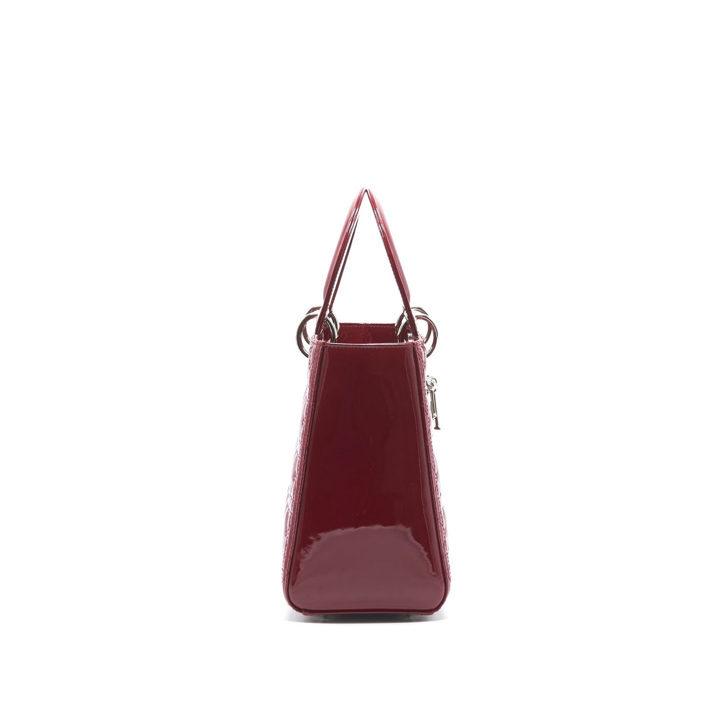 Dior lady Dior medium patent leather Red