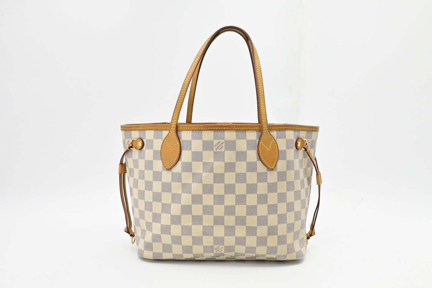 Louis Vuitton Neverfull PM in Damier Azur Canvas