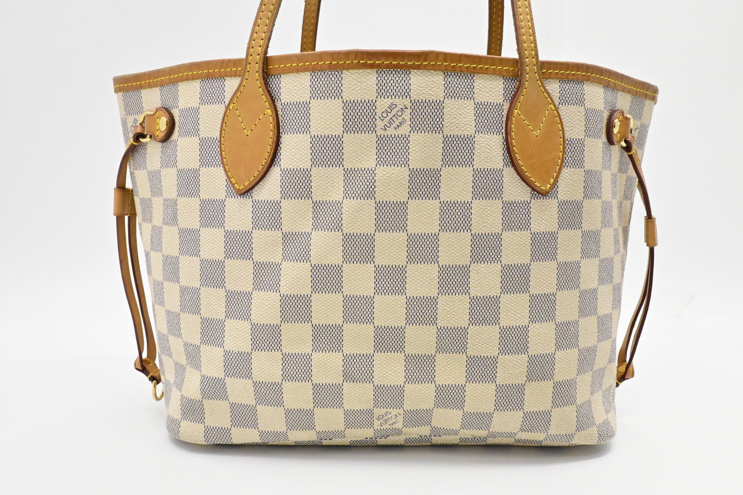 Louis Vuitton Neverfull PM in Damier Azur Canvas