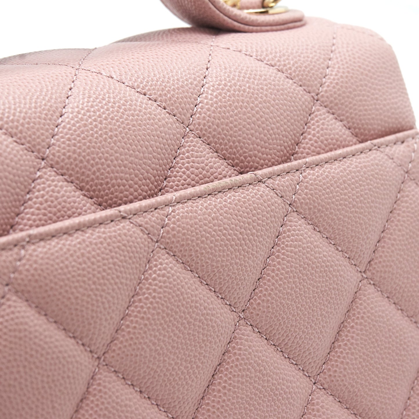 Chanel Small Business affinity flap Bag Caviar Light Pink L