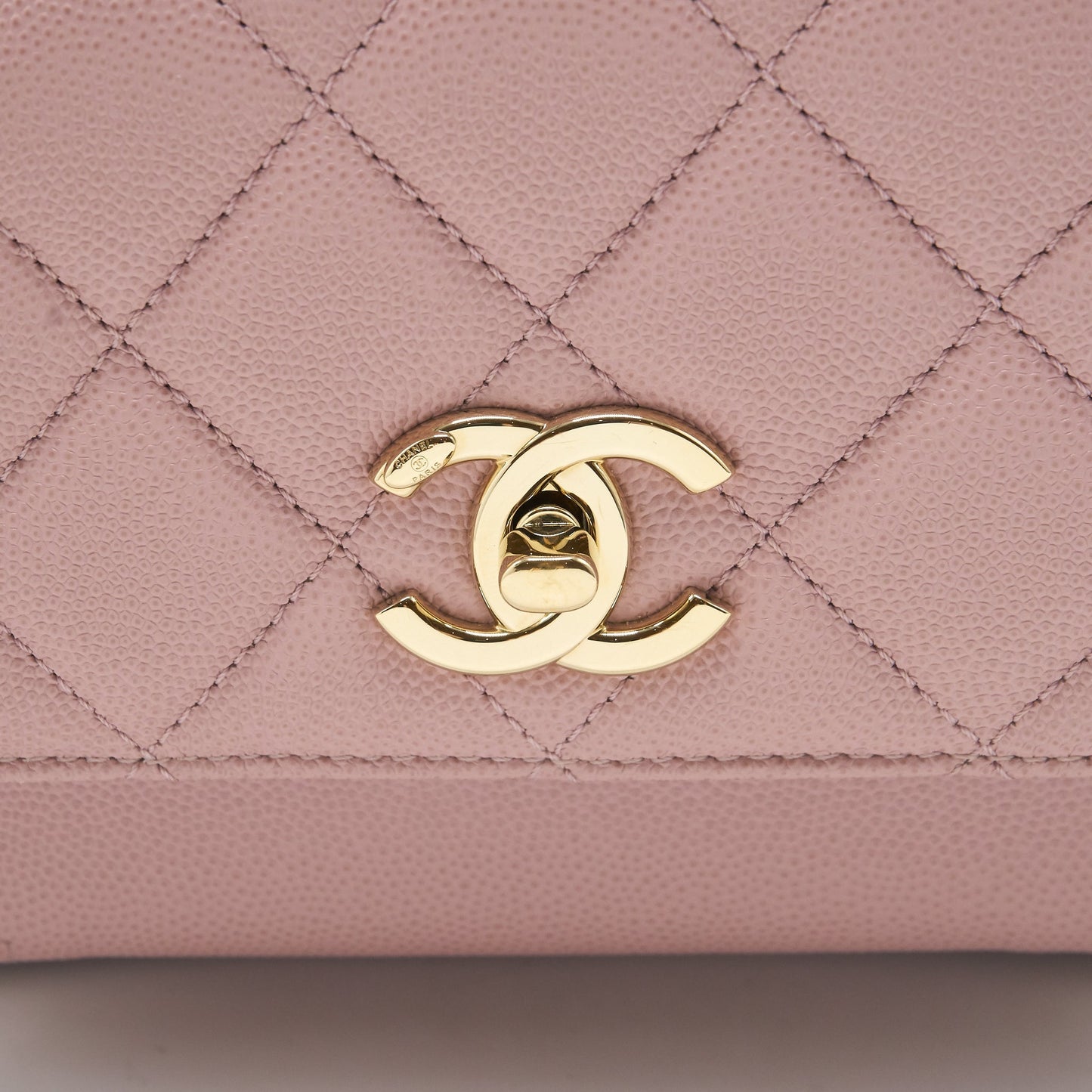 Chanel Small Business affinity flap Bag Caviar Light Pink L