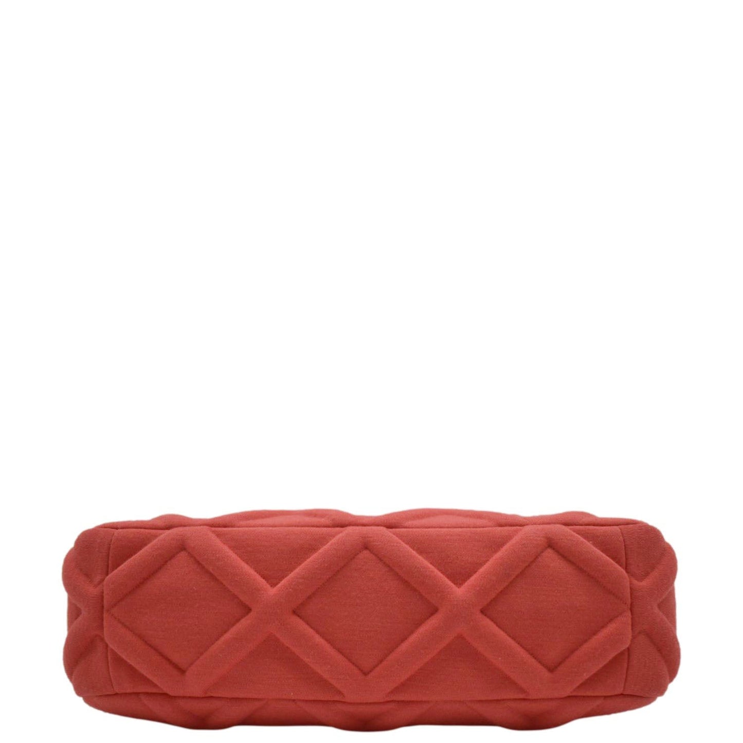 CHANEL 19 Flap Quitled Jersey Lambskin Shoulder Bag Red