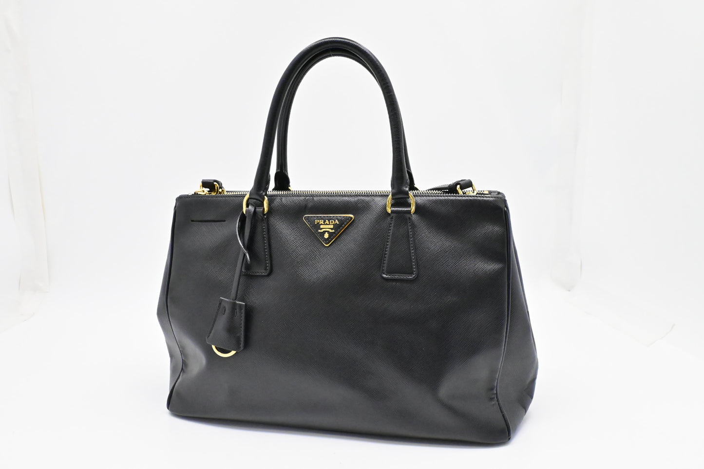 Prada Medium Galleria in Black Saffiano Leather