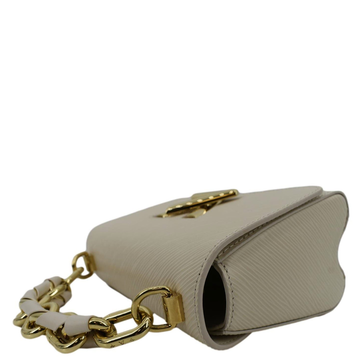 LOUIS VUITTON Twist PM Epi Leather Crossbody Bag Off White