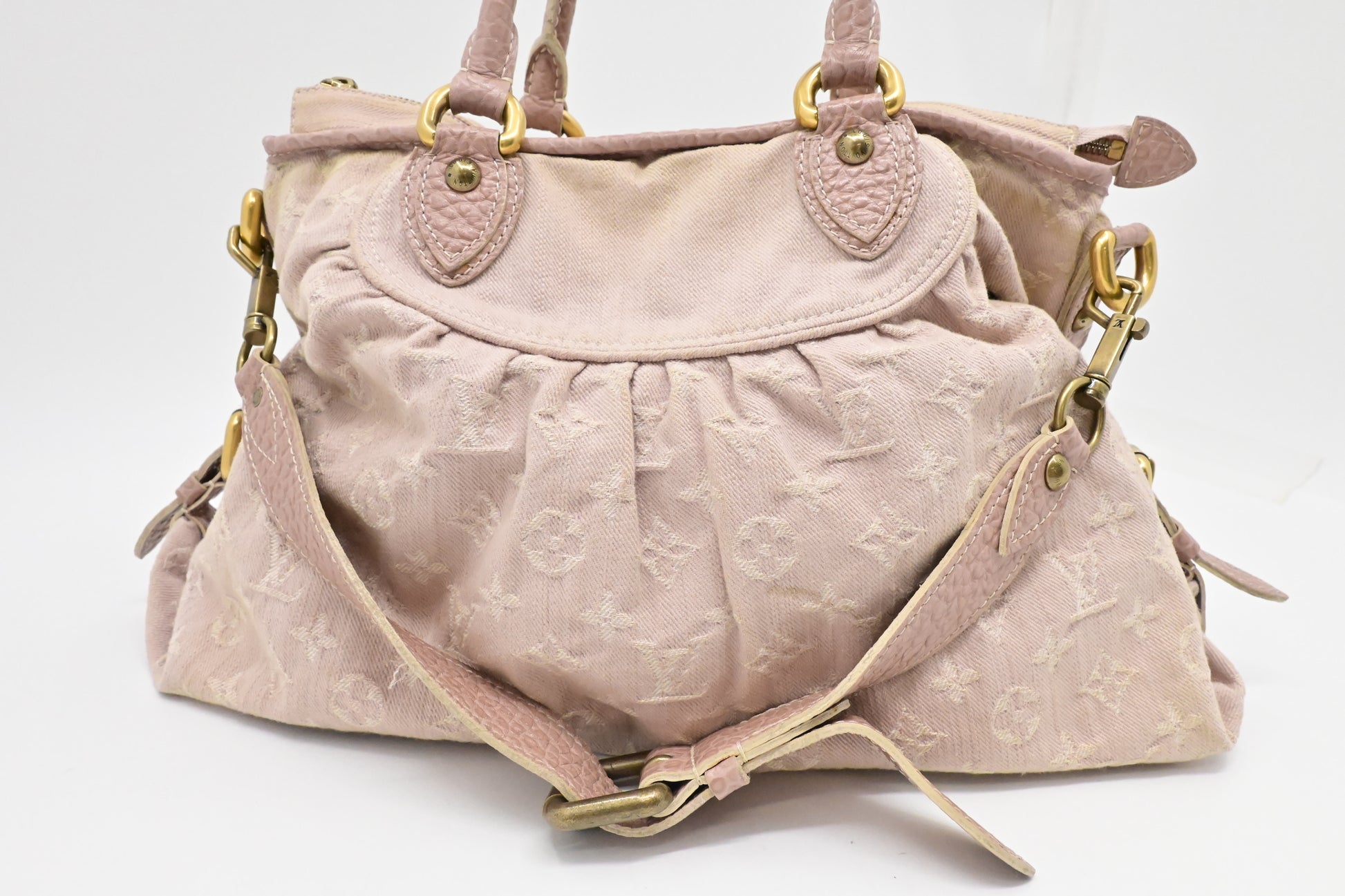 Louis Vuitton Neo Cabby in Light Pink Monogram Denim
