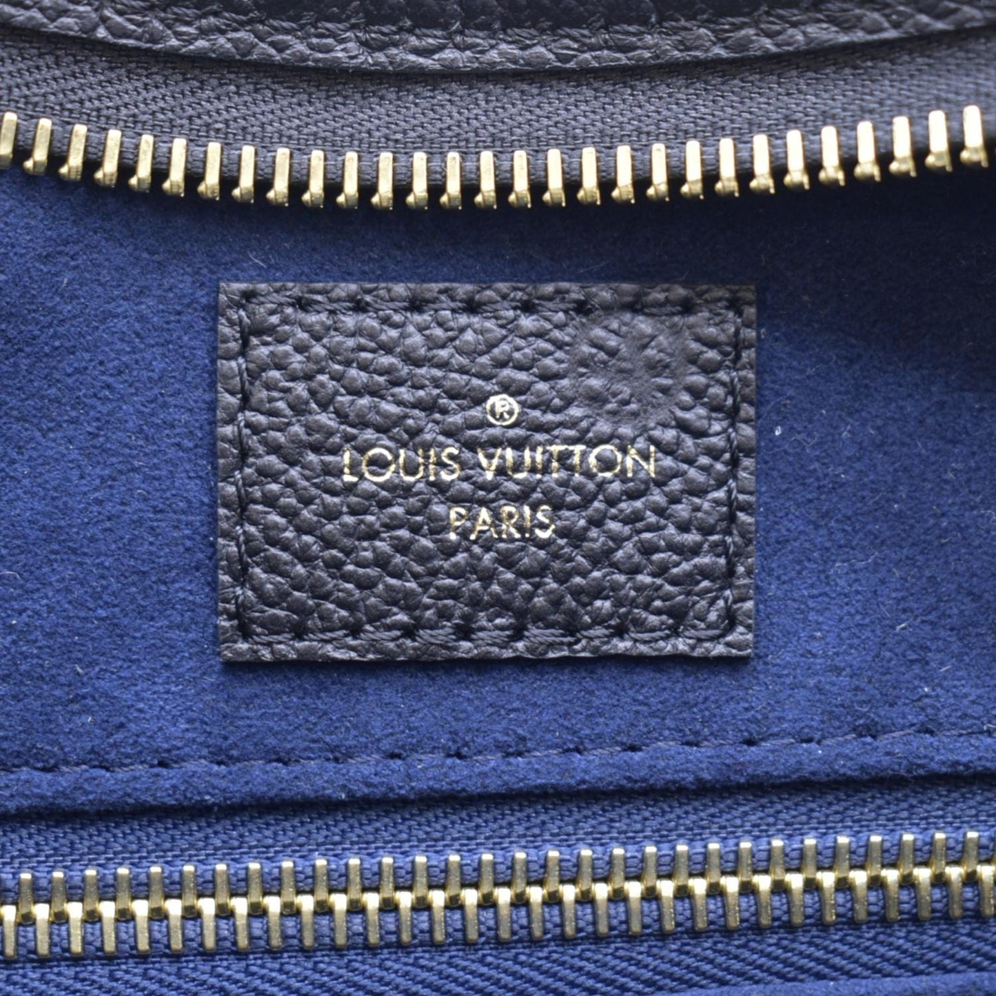 LOUIS VUITTON Carryall PM  Monogram Empreinte Leather Shoulder Bag Black
